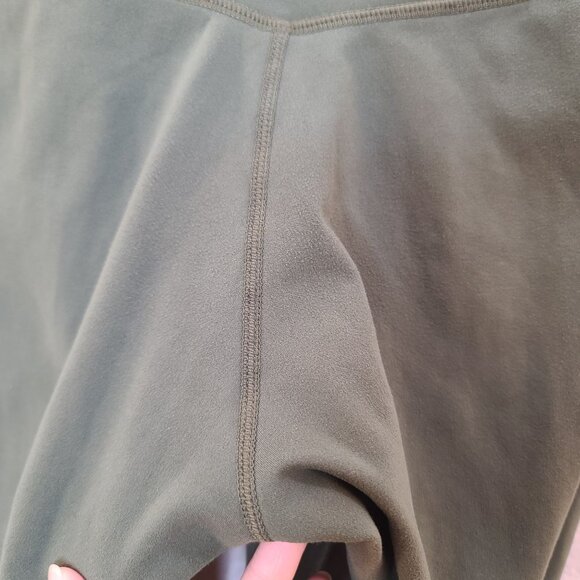 Yunoga Leggings Womens Medium Green Skinny 7/8 Length Gym Workout Yoga Ladies - Picture 10 of 12